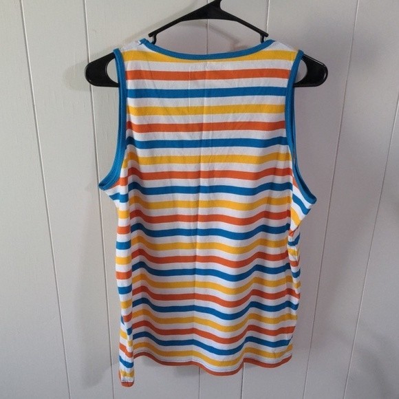 Dutch Bros Multi Color Striped Tank - Picture 4 of 5
